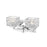 Z-Lite Rubicon 2 Light Vanity, Chrome/Clear