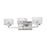 Z-Lite Rubicon 3 Light Vanity, Brushed Nickel/Clear