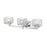 Z-Lite Rubicon 3 Light Vanity, Chrome/Clear