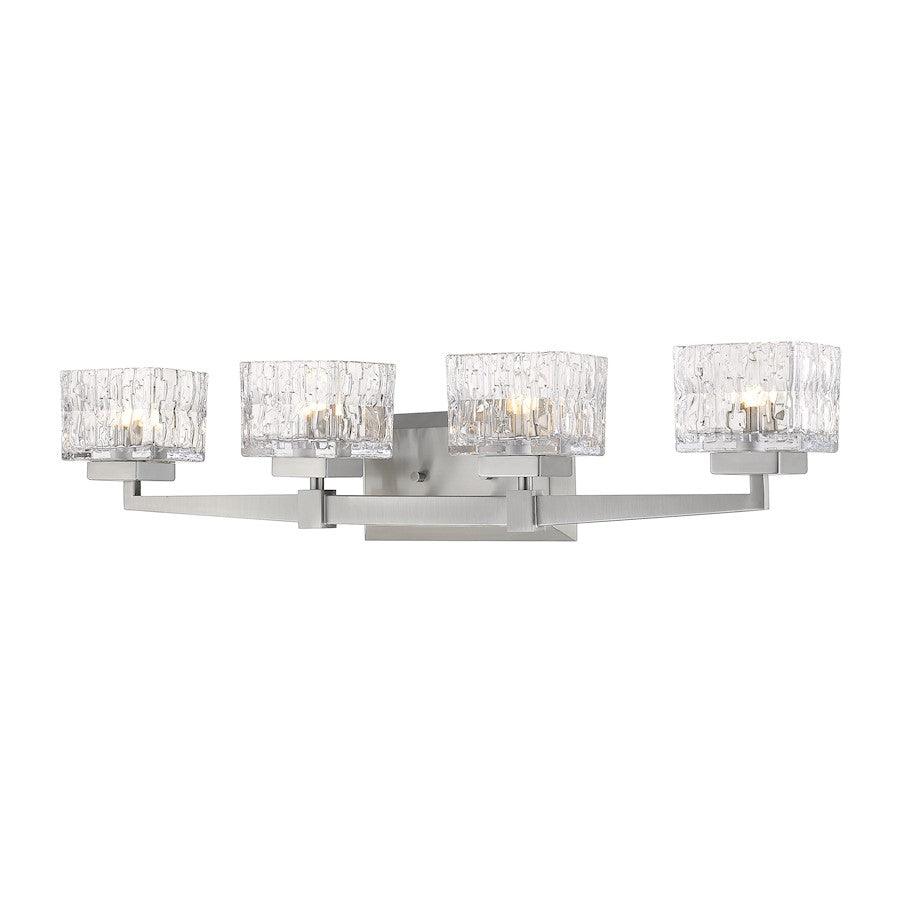 Z-Lite Rubicon 4 Light Vanity, Brushed Nickel - 1927-4V-BN