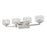 Z-Lite Rubicon 4 Light Vanity, Brushed Nickel/Clear