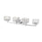 Z-Lite Rubicon 4 Light Vanity, Chrome/Clear