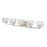 Z-Lite Rubicon 5 Light Vanity, Brushed Nickel/Clear