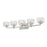 Z-Lite Rubicon 5 Light Vanity, Brushed Nickel/Clear
