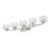 Z-Lite Rubicon 5 Light Vanity, Brushed Nickel/Clear
