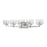 Z-Lite Rubicon 5 Light Vanity, Brushed Nickel/Clear