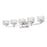 Z-Lite Rubicon 5 Light Vanity, Chrome/Clear