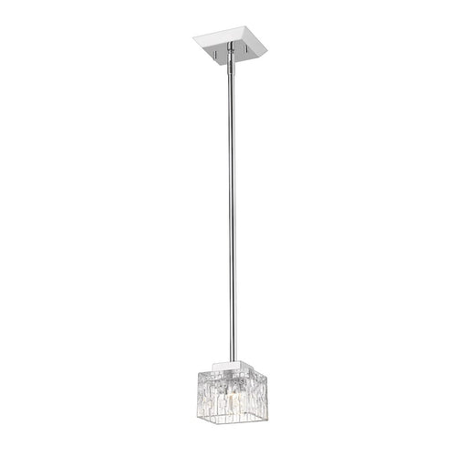Z-Lite Rubicon 1 Light Mini Pendant, Chrome - 1927MP-CH