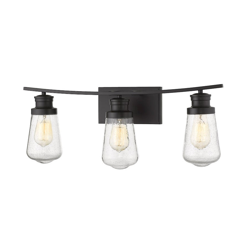 Z-Lite Gaspar 3 Light Vanity, Bronze/Seedy - 1928-3V-BRZ