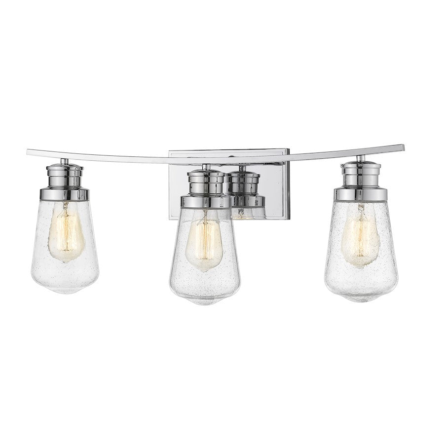 Z-Lite Gaspar 3 Light Vanity, Chrome/Seedy - 1928-3V-CH