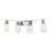 Z-Lite Gaspar 4 Light Vanity, Chrome/Seedy - 1928-4V-CH
