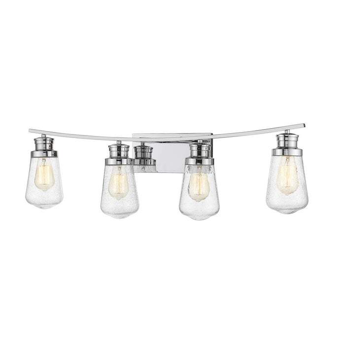 Z-Lite Gaspar 4 Light Vanity, Chrome/Seedy - 1928-4V-CH