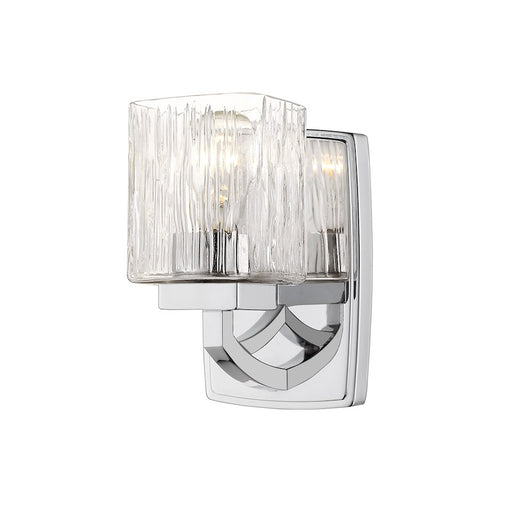 Z-Lite Zaid 1 Light Wall Sconce, Chrome/Chisel - 1929-1S-CH