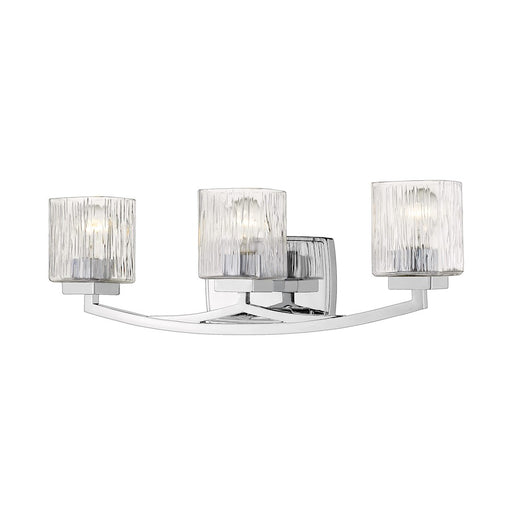 Z-Lite Zaid 3 Light Vanity, Chrome/Chisel - 1929-3V-CH