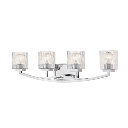 Z-Lite Zaid 4 Light Vanity, Chrome/Chisel - 1929-4V-CH