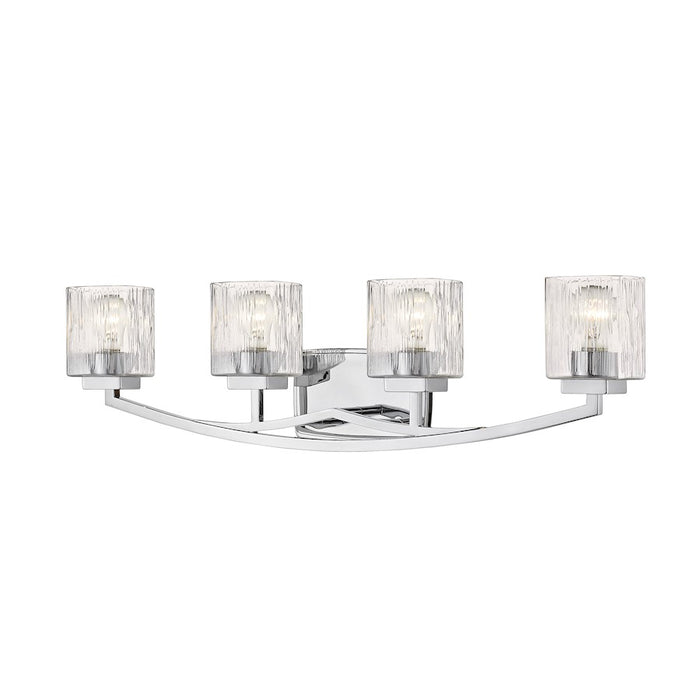 Z-Lite Zaid 4 Light Vanity, Chrome/Chisel - 1929-4V-CH