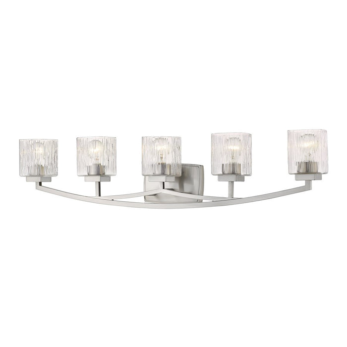 Z-Lite Zaid 5 Light Vanity, Brushed Nickel/Chisel - 1929-5V-BN