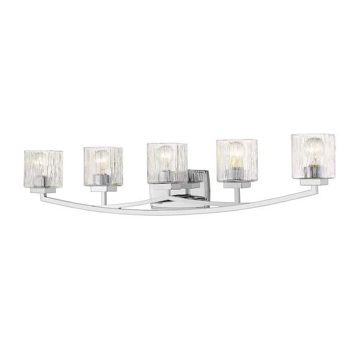 Z-Lite Zaid 5 Light Vanity, Chrome/Chisel - 1929-5V-CH