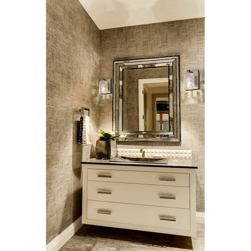 Z-Lite Aubrey 1 Light Wall Sconce, Brushed Nickel