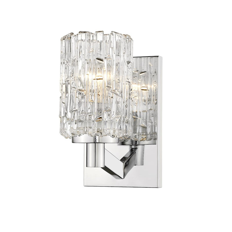 Z-Lite Aubrey 1 Light Wall Sconce, Chrome - 1931-1S-CH
