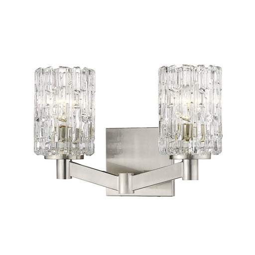 Z-Lite Aubrey 2 Light Vanity, Brushed Nickel - 1931-2V-BN