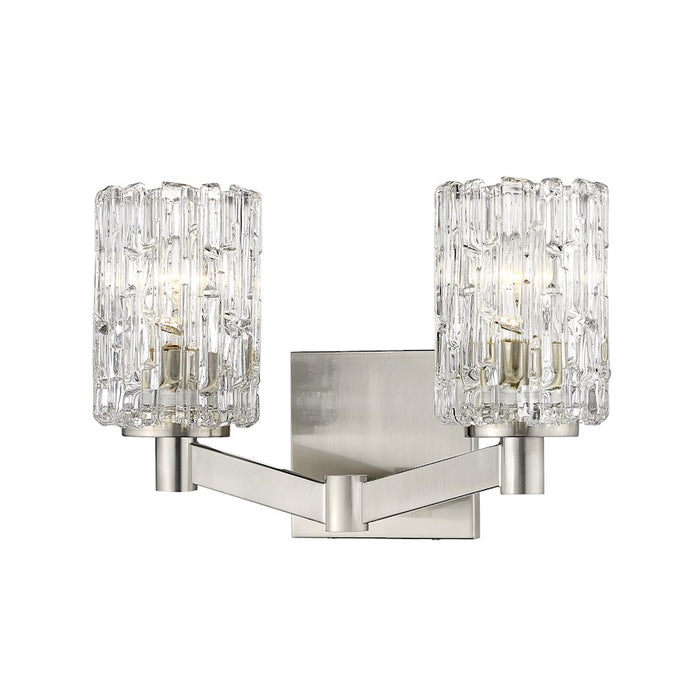 Z-Lite Aubrey 2 Light Vanity, Brushed Nickel - 1931-2V-BN