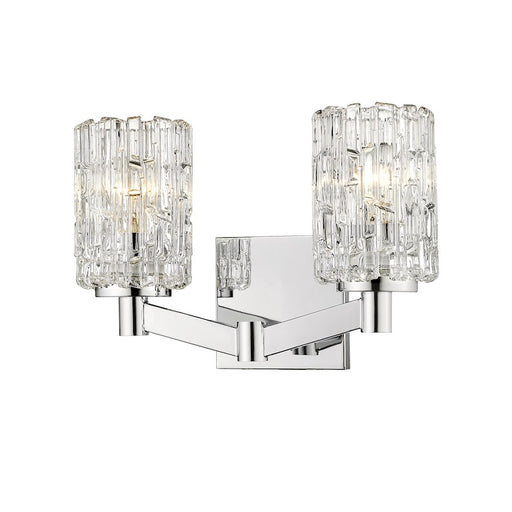 Z-Lite Aubrey 2 Light Vanity, Chrome - 1931-2V-CH