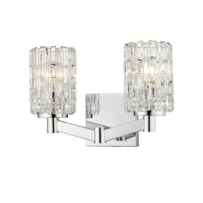 Z-Lite Aubrey 2 Light Vanity, Chrome - 1931-2V-CH