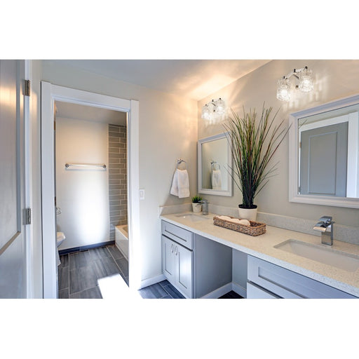 Z-Lite Aubrey 2 Light Vanity, Chrome