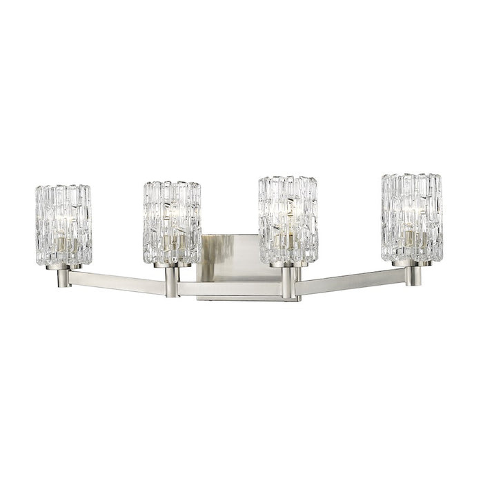 Z-Lite Aubrey 4 Light Vanity, Brushed Nickel - 1931-4V-BN