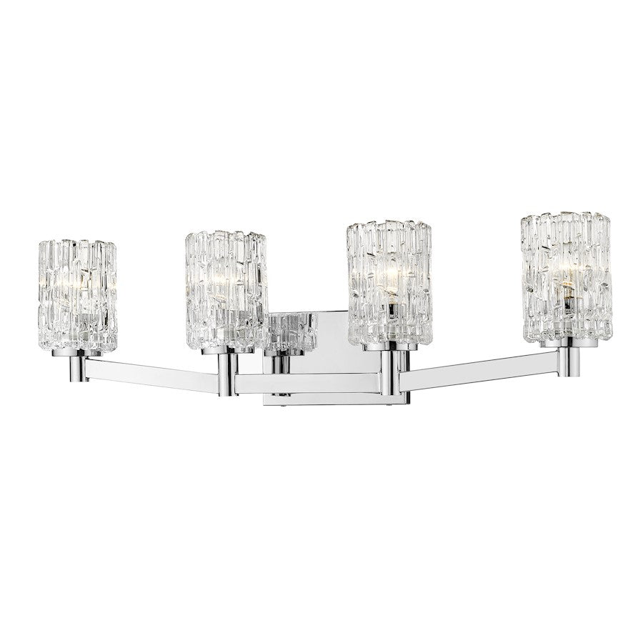 Z-Lite Aubrey 4 Light Vanity, Chrome - 1931-4V-CH