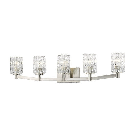 Z-Lite Aubrey 5 Light Vanity, Brushed Nickel - 1931-5V-BN