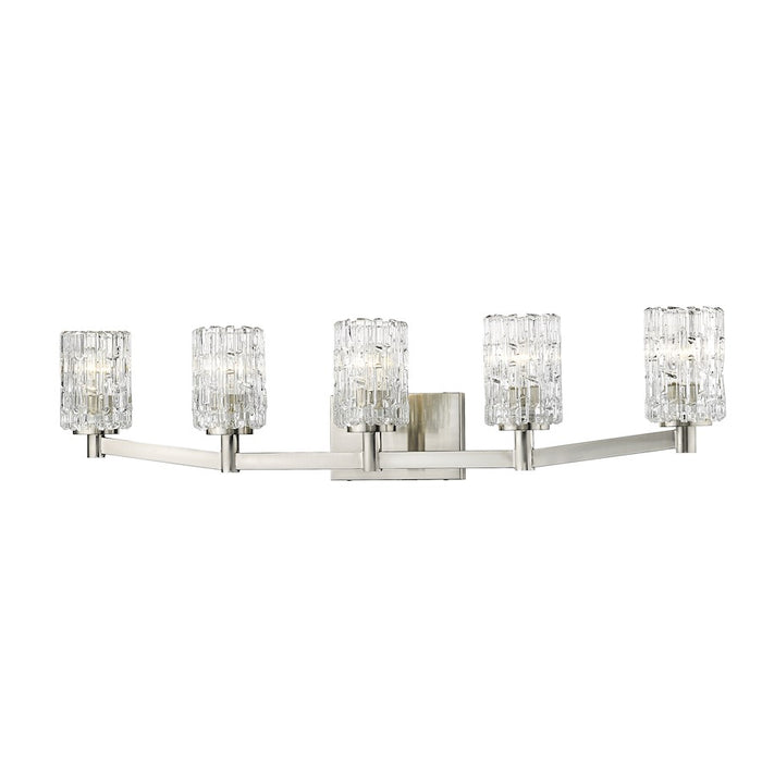 Z-Lite Aubrey 5 Light Vanity, Brushed Nickel - 1931-5V-BN