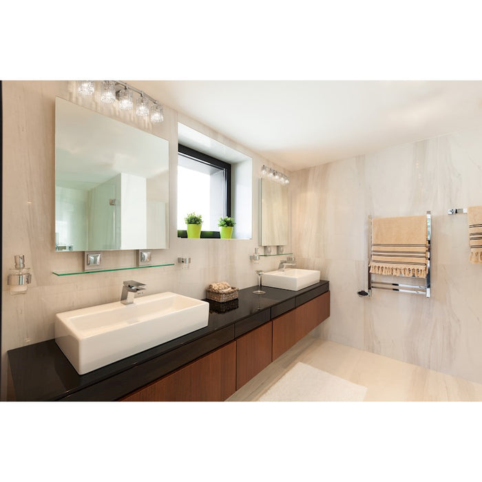 Z-Lite Aubrey 5 Light Vanity, Brushed Nickel