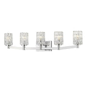 Z-Lite Aubrey 5 Light Vanity, Chrome - 1931-5V-CH