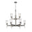 Z-Lite Flair 9 Light Chandelier, Antique Nickel - 1932-9AN