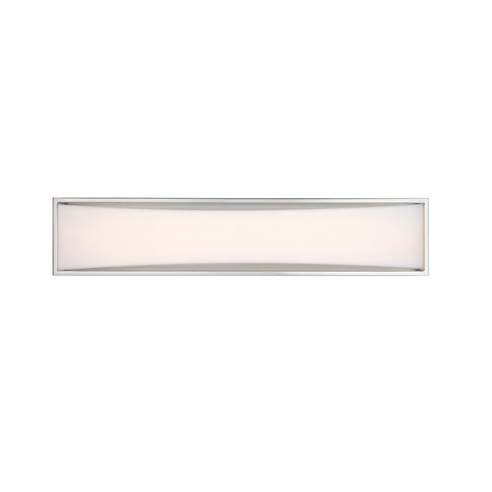 Z-Lite Baden 2 Light 24" Vanity, Brushed Nickel/Frosted White