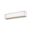 Z-Lite Baden 2 Light 24" Vanity, Brushed Nickel/Frosted White