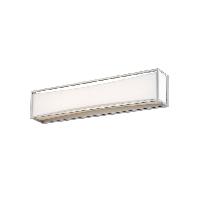 Z-Lite Baden 2 Light 24" Vanity, Brushed Nickel/Frosted White