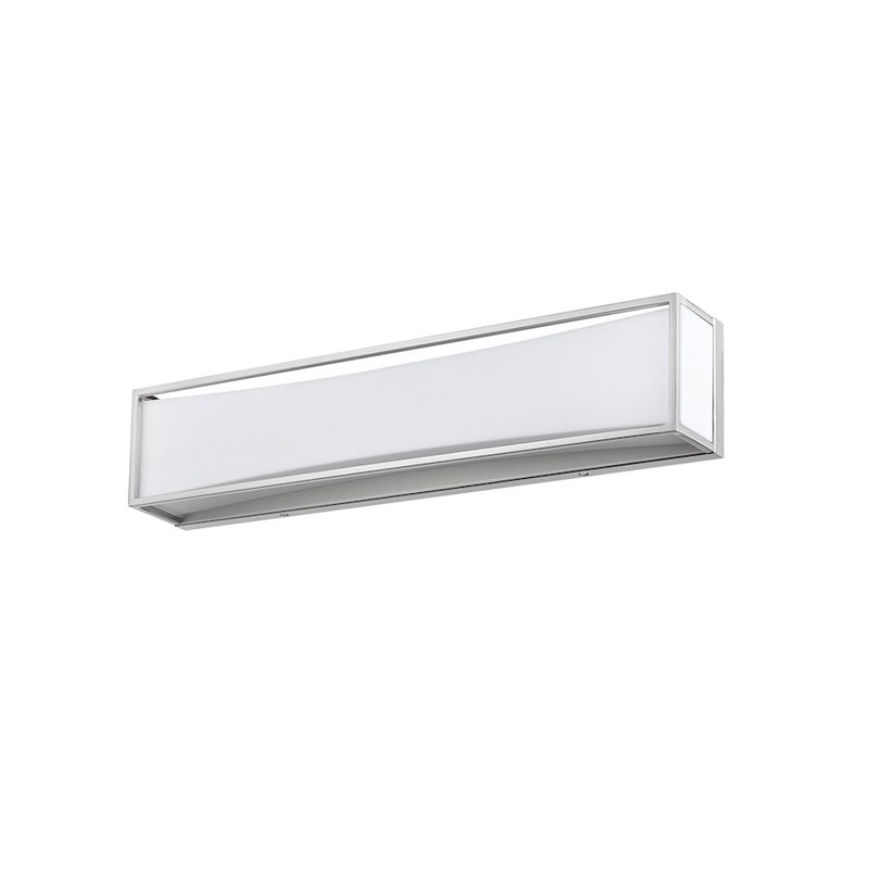 Z-Lite Baden 2 Light 24" Vanity, Brushed Nickel/Frosted White