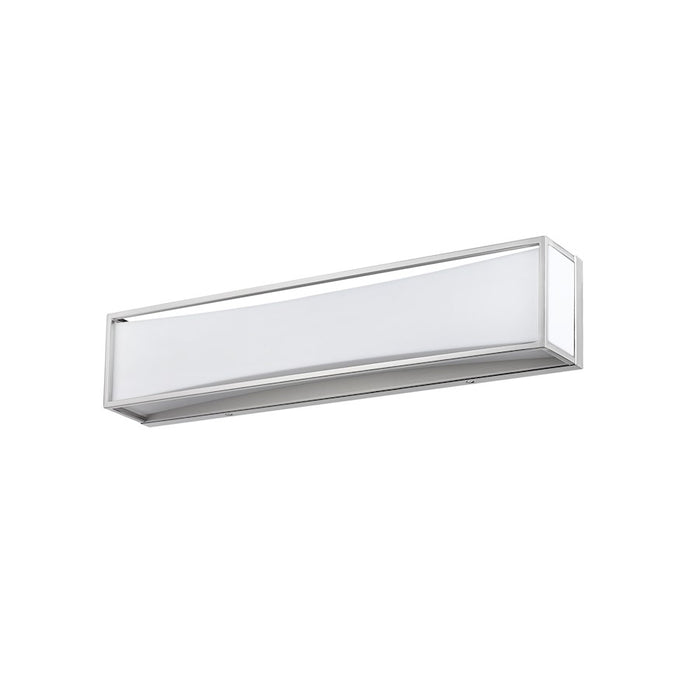 Z-Lite Baden 2 Light 24" Vanity, Brushed Nickel/Frosted White