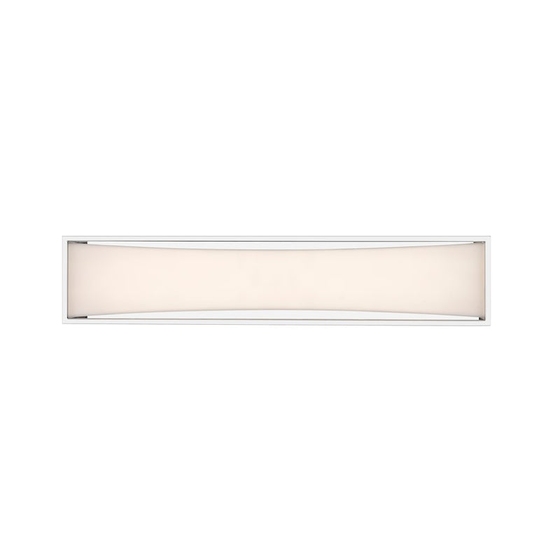 Z-Lite Baden 2 Light 24" Vanity, Chrome/Frosted White
