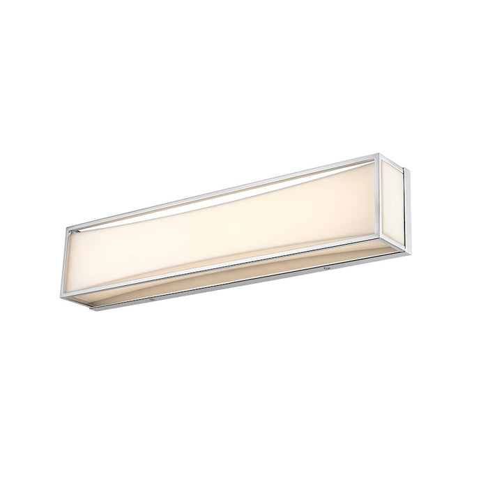 Z-Lite Baden 2 Light 24" Vanity, Chrome/Frosted White