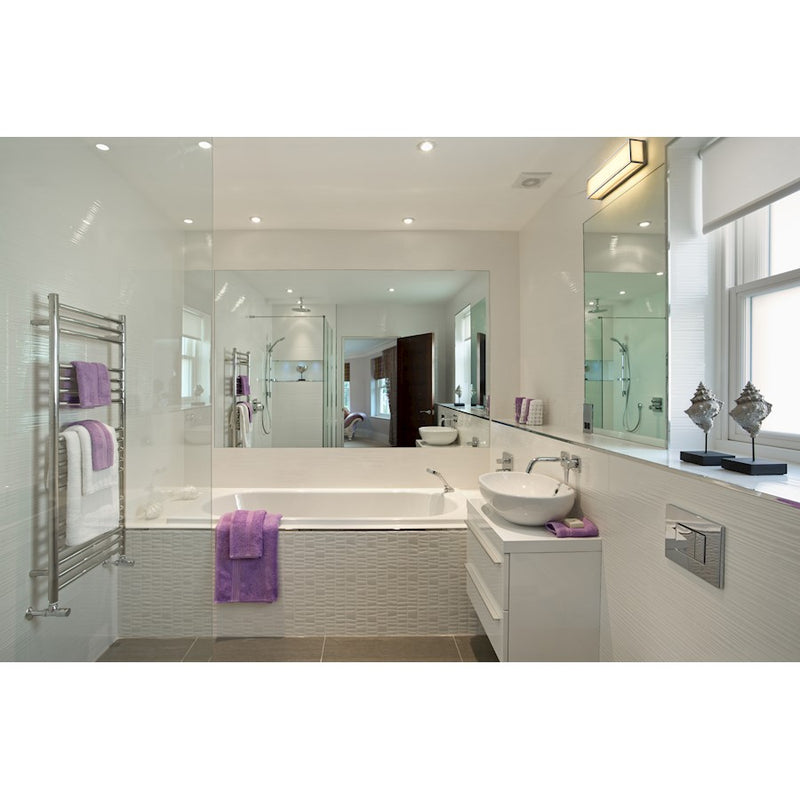 Z-Lite Baden 2 Light 24" Vanity, Chrome/Frosted White