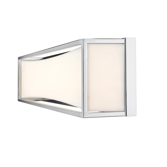 Z-Lite Baden 2 Light 24" Vanity, Chrome/Frosted White