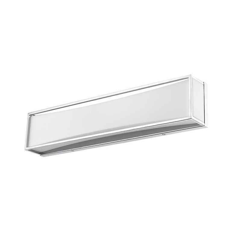 Z-Lite Baden 2 Light 24" Vanity, Chrome/Frosted White