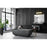 Z-Lite Baden 2 Light 24" Vanity, Matte Black/Frosted White
