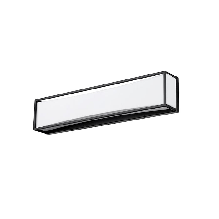 Z-Lite Baden 2 Light 24" Vanity, Matte Black/Frosted White