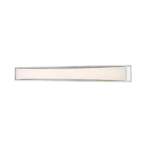 Z-Lite Baden 2 Light 46" Vanity, Brushed Nickel, Frosted White - 1933-46BN-LED