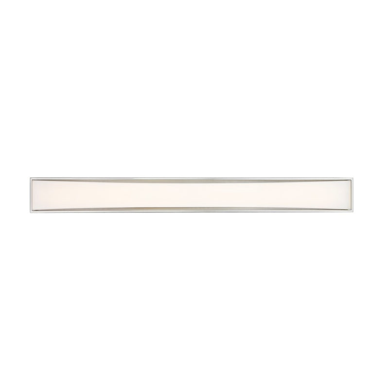 Z-Lite Baden 2 Light 46" Vanity, Brushed Nickel/Frosted White